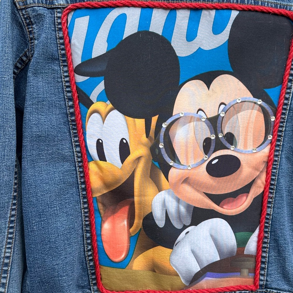 Disney - One of a Kind, Sequined-
Item Name: (Mickey) Aviator Jacket - denim - Picture 5 of 9